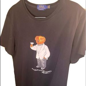 Men’s Size L Polo Ralph Lauren Tuxedo Bear Shirt